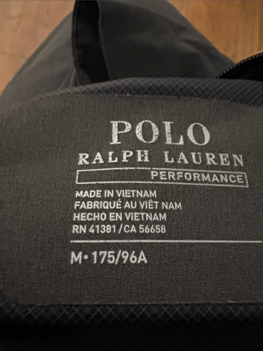 Polo by Ralph Lauren Charcoal Hooded Windbreaker Jacket